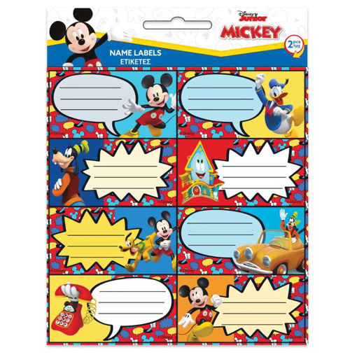Picture of MICKEY NAME LABELS PACK OF 16